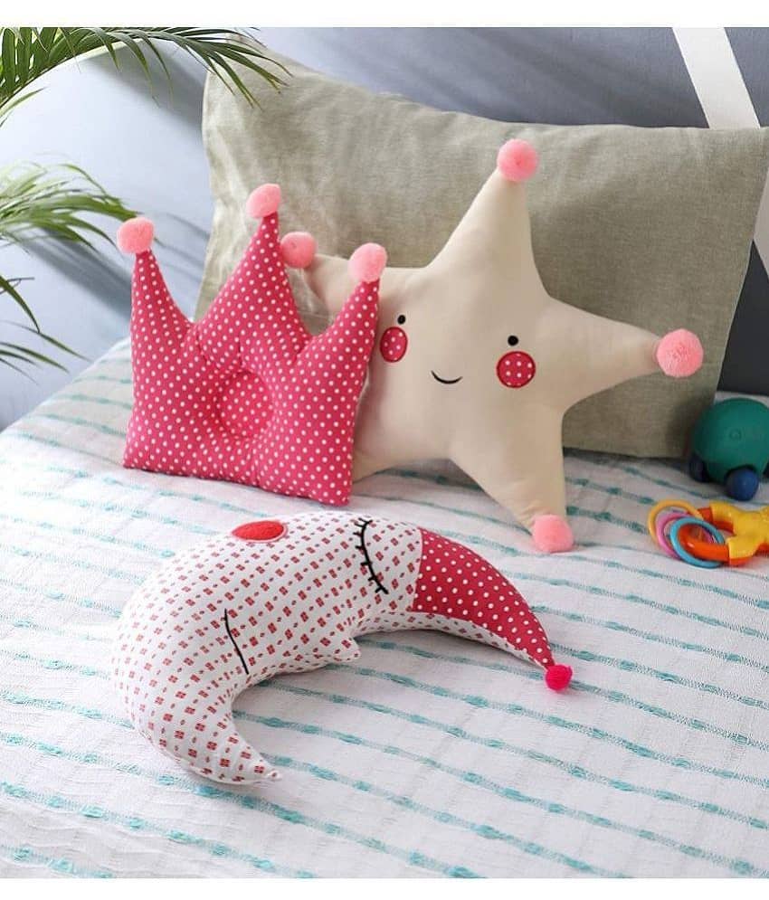 Oscar Home Multi-Colour Cotton Normal Baby Pillow