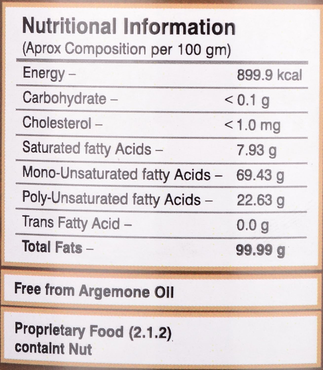 Shreeji Oils Flaxseed Virgin Cold Pressed Edible Oil, 1 L