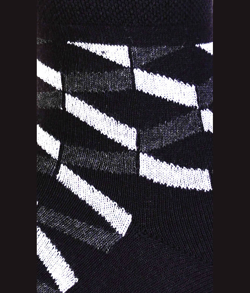 RC. ROYAL CLASS - Cotton Men's Printed Multicolor Ankle Length Socks ( Pack of 3 ) view 2