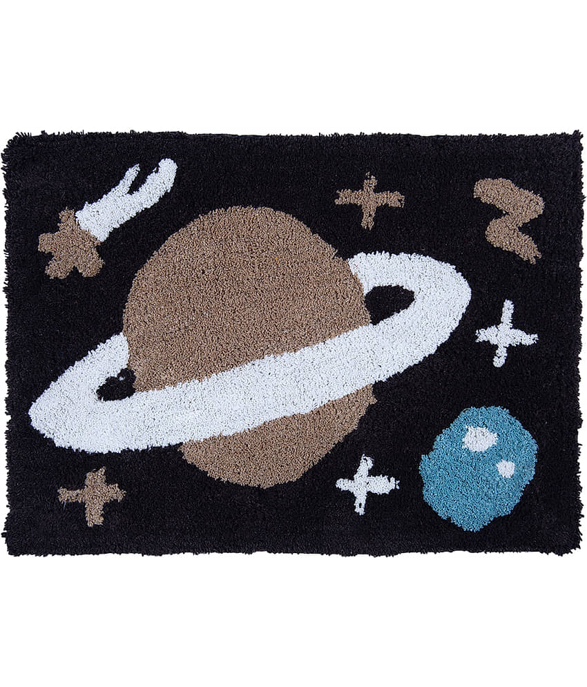 Aazeem Antiskid Cotton Door Mat ( 60 X 40 cm ) Single Magenta view 2