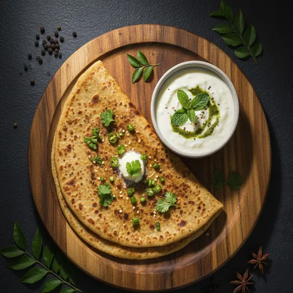 Desi Ghee Sattu Paratha