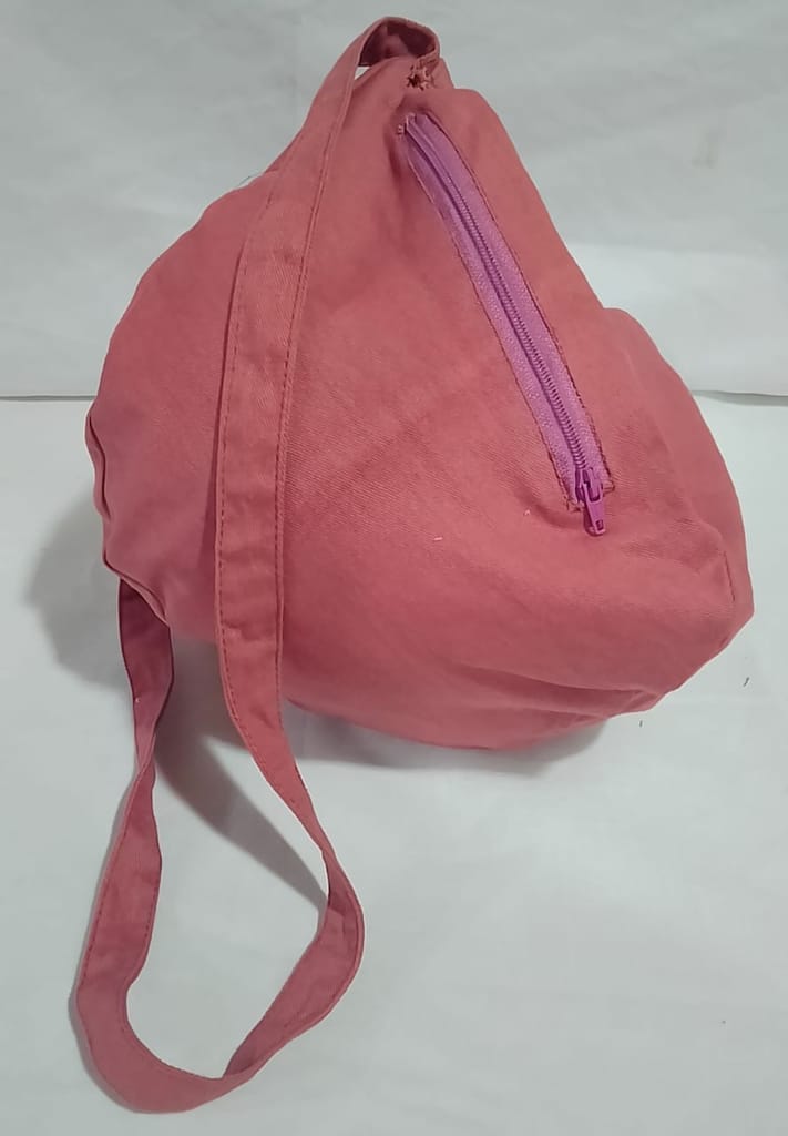 Embroidered Flamingo Drawstring Bag view 2