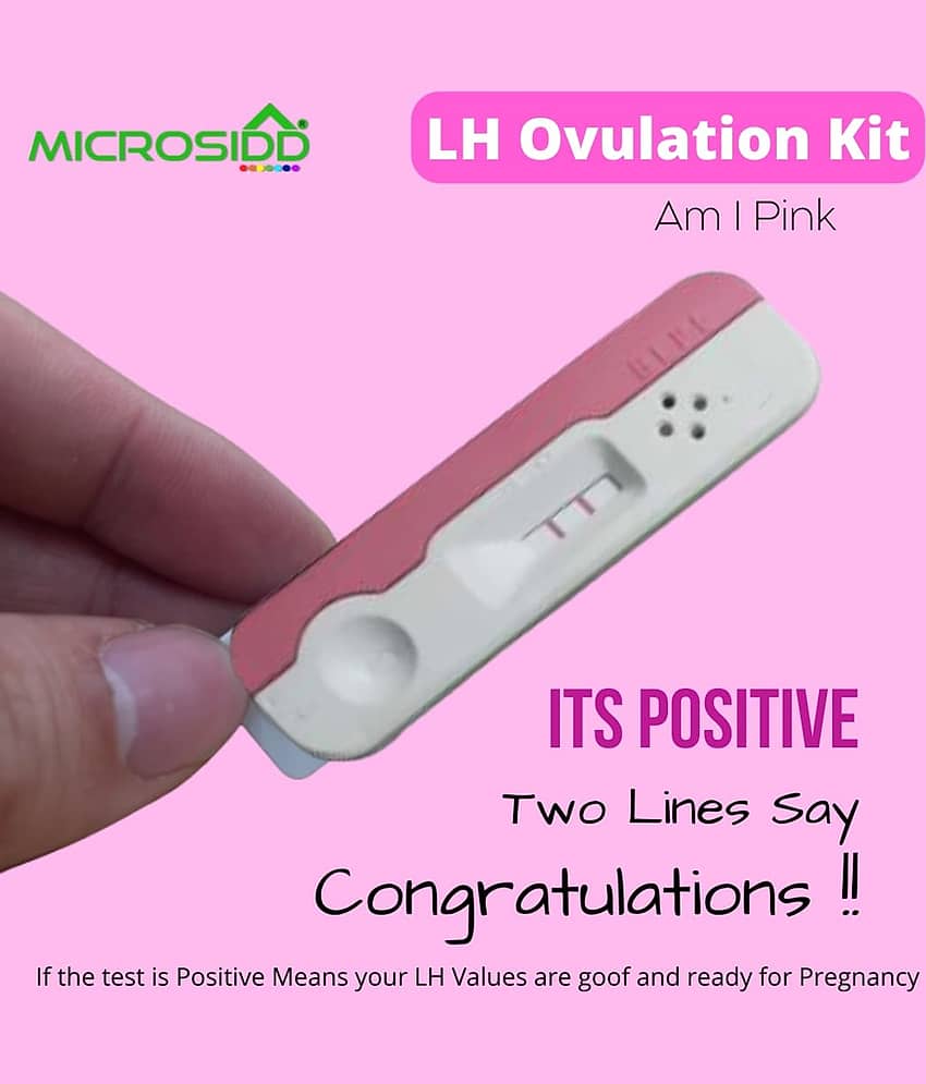 MICROSIDD Am I Pink LH Ovulation Kit (5 Tests, Pack of 5) view 2