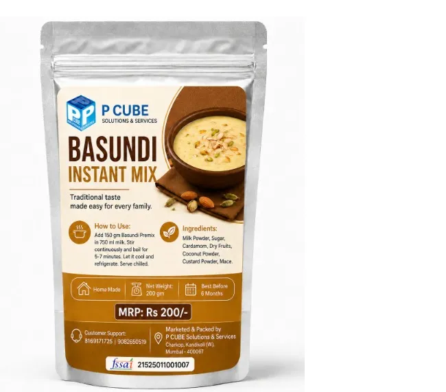 P CUBE Basundi Instant Mix 200 gm view 2