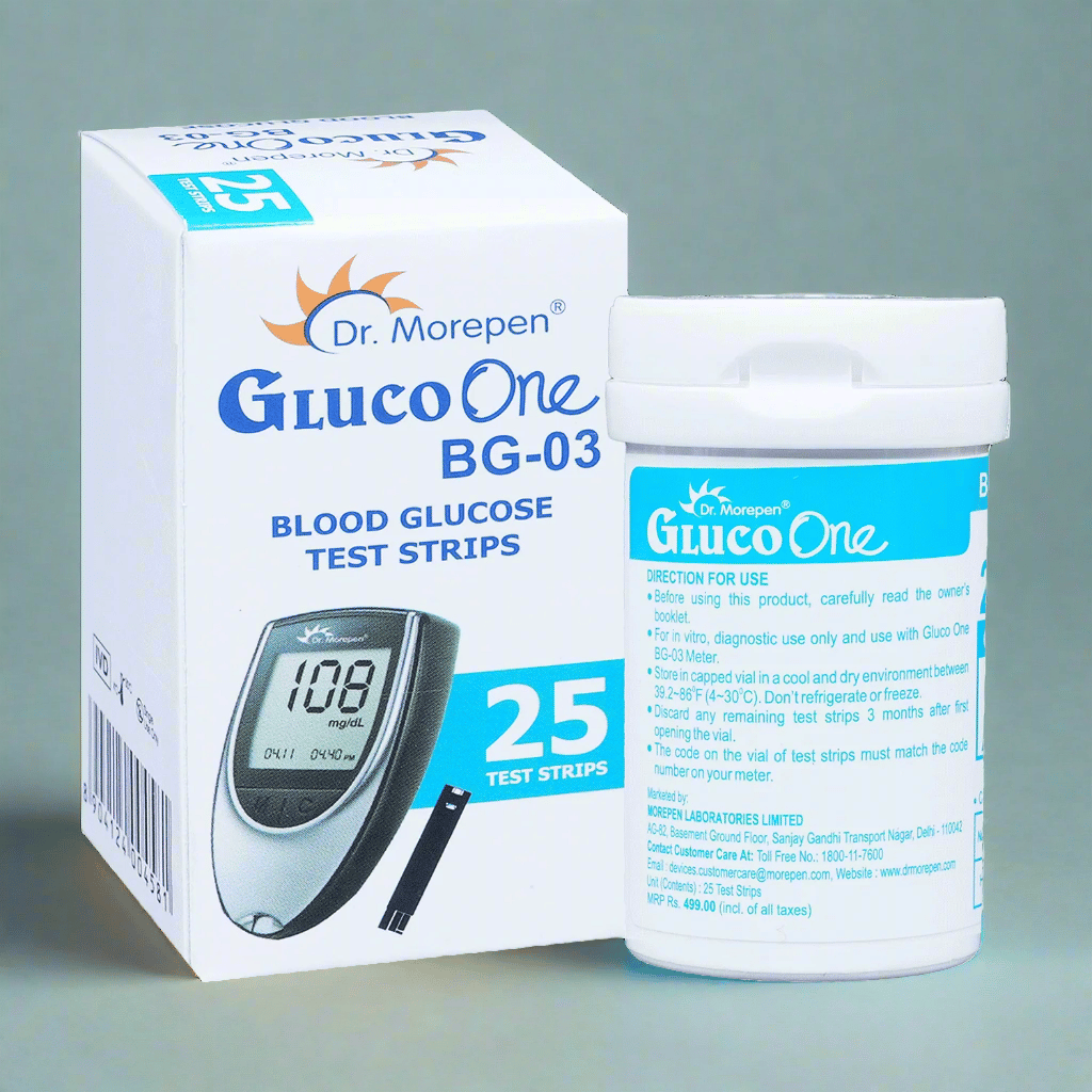 Dr. Morepen BG-03 Blood Glucose Test Strips view 2