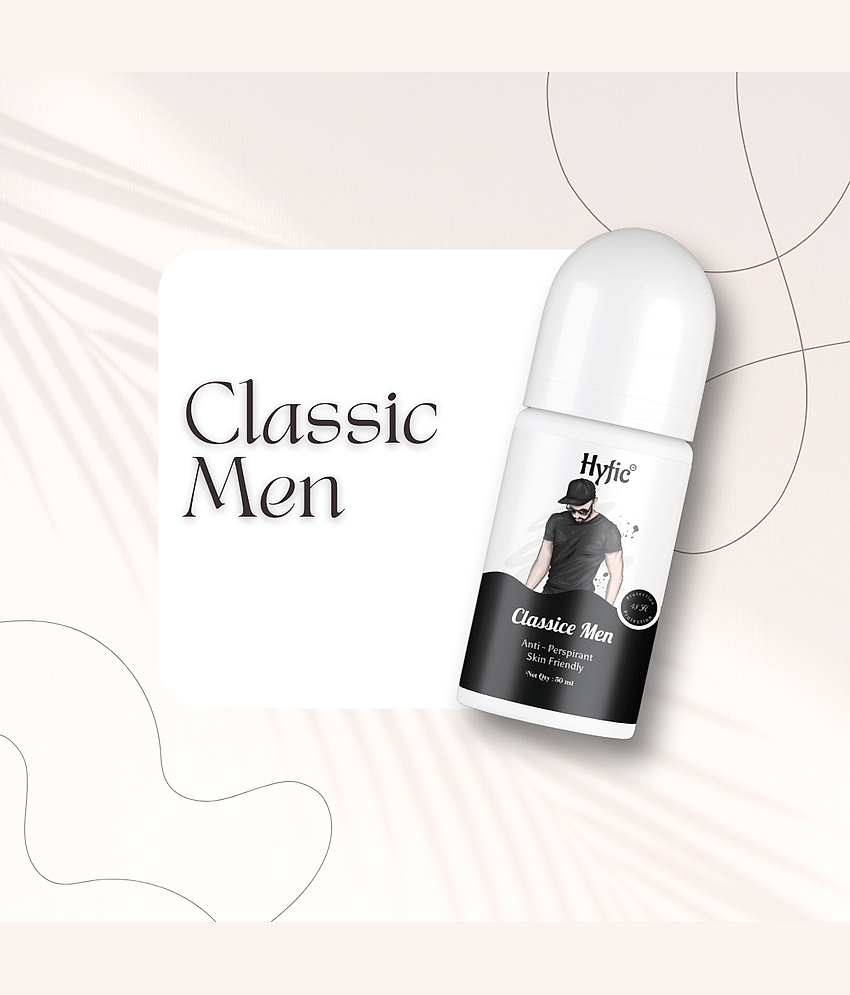 HYFIC Classic Men's & Classy Women's Underarm Roll-On Combo for | Lightening & Odour Control| Helps Prevent Underarm Darkening .| Long Lasting | 50 Ml view 2