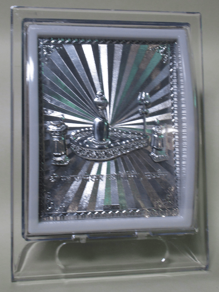 Silver Foil Maha Dev Stand Mahakaleshwar on Chandee