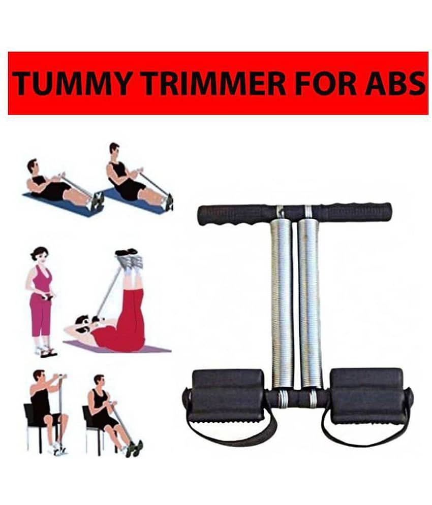 PROGIENCE- Tummy Trimmer Double Spring Ab Exerciser ONESIZE Sauna Belt view 2