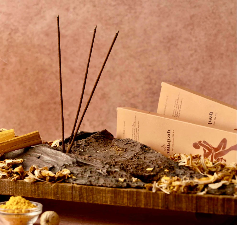 Amayah Natural Incense Sticks - Sandalwood PACK OF 3