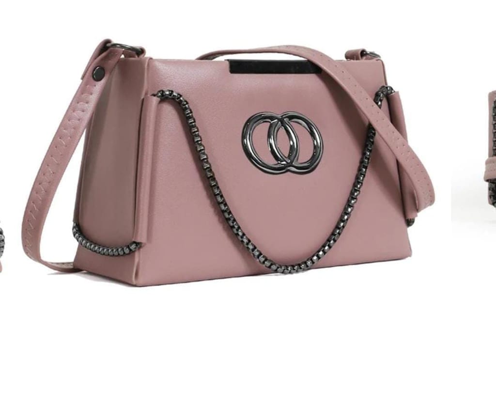 Luxury Chic Quilted Handbag – Elegant Chain Strap & Iconic Double Ring Accent view 2