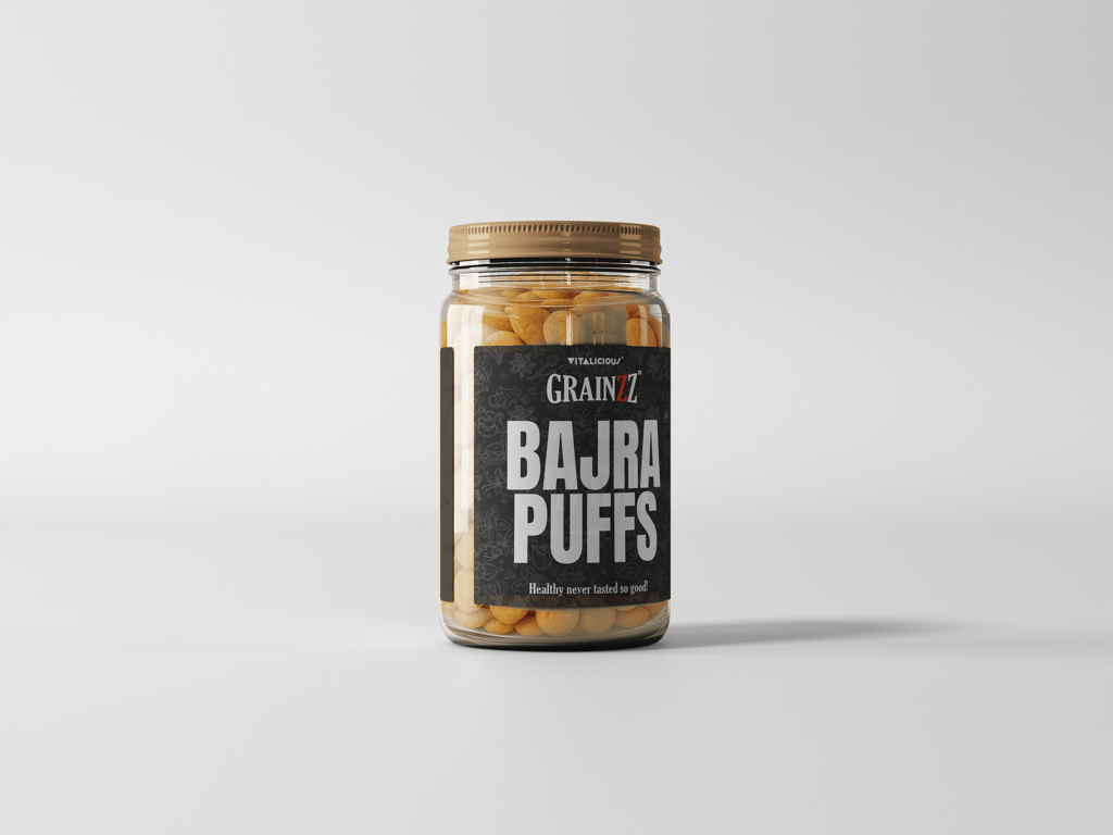 Grainzz Bajra Puffs – Smoky Barbeque | Real Bajra • No Palm Oil • 150 g view 2