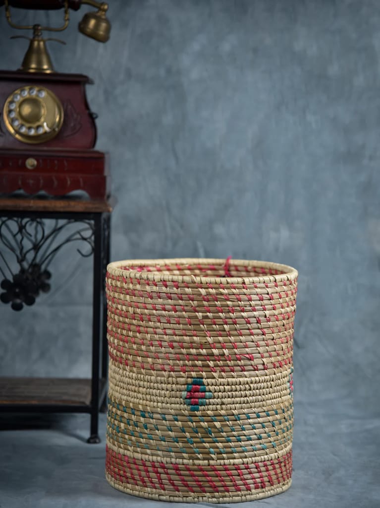 Kanshi & Palm Chevron Planter Bin view 2