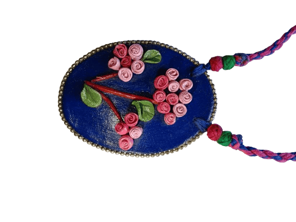 Necklace Blue & Pink view 2