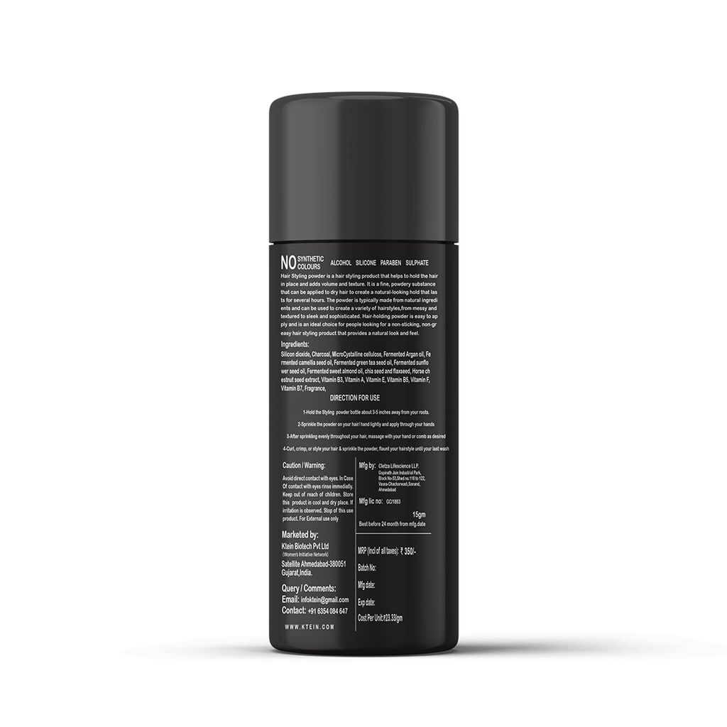 Ktein Hair Styling Powder for Men Long Hold -15g view 2