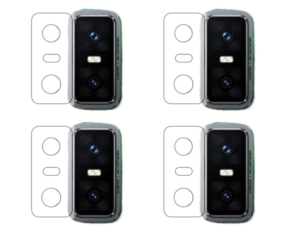 ISAAK Back Camera Lens Protector compatible for Infinix GT 30 Pro (Pack of 4) view 2