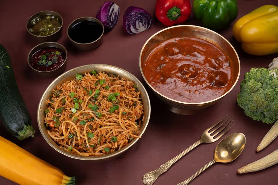 Veg Triple Schezwan Rice