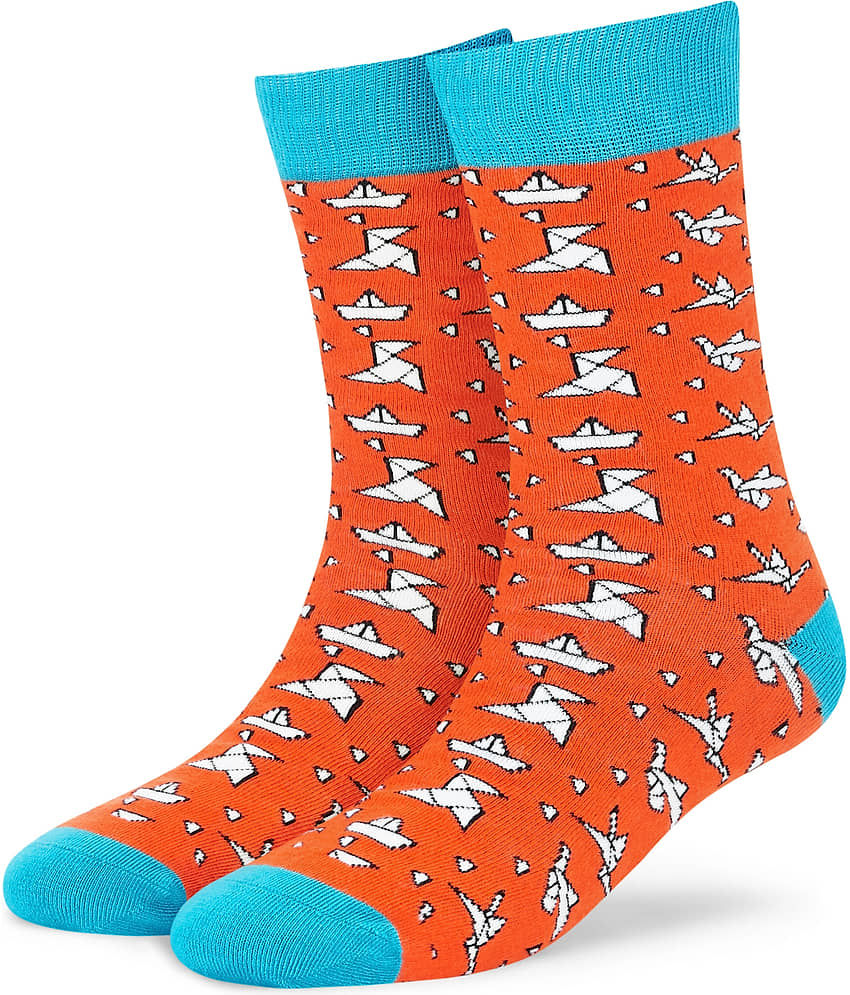 Dynamocks Orange Casual Full Length Socks Pack of 1 view 2