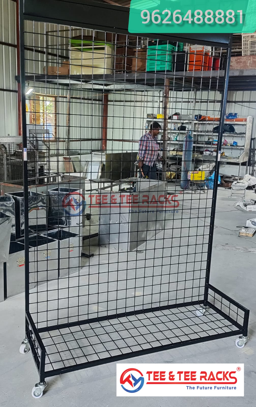 Moveable Grid Mesh Rack view 2