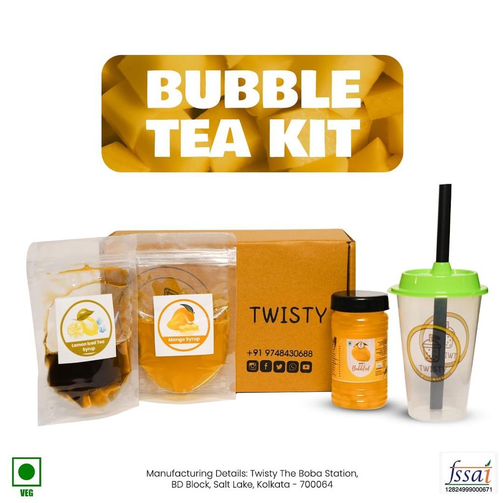 Twisty The Boba Station� - Bubble Tea Kit - 3 Servings view 2