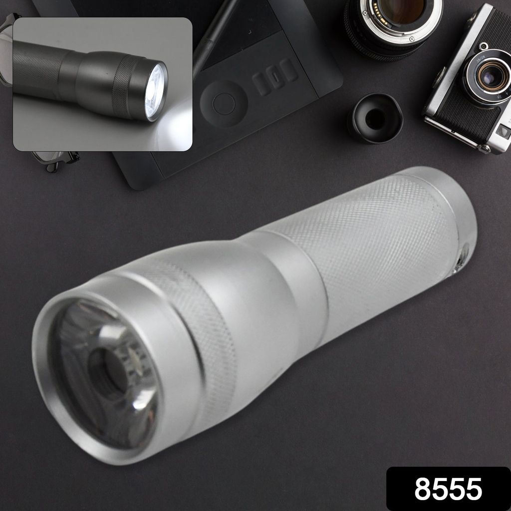 Portable Mini Torch / Flashlight LED Powerful High Lumens Pen Light Easy To Carry, Portable Pocket Compact Torch for Emergency 3 Battery operated (Battery not included / 1 pc) view 2