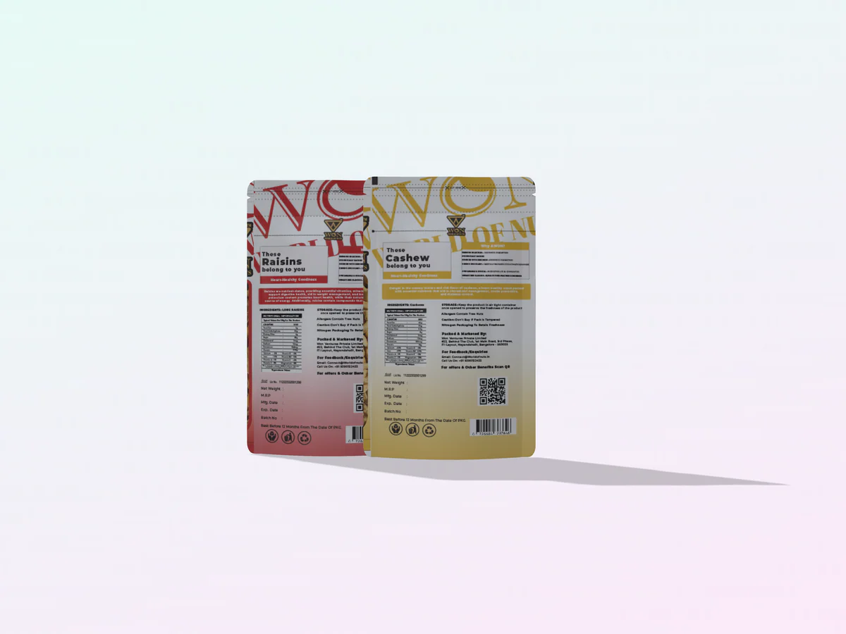 Premium Cashew 500g + Raisins 500g Combo | AWON World of Nuts view 2