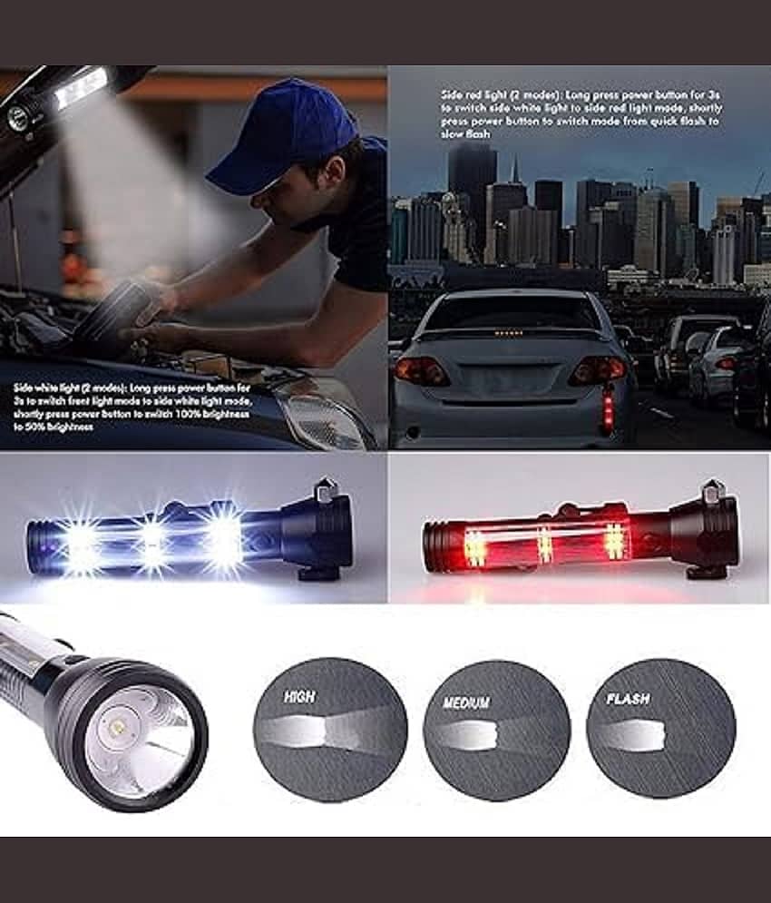 RIVERNEST - 5W Rechargeable Flashlight Torch ( Pack of 1 ) view 2