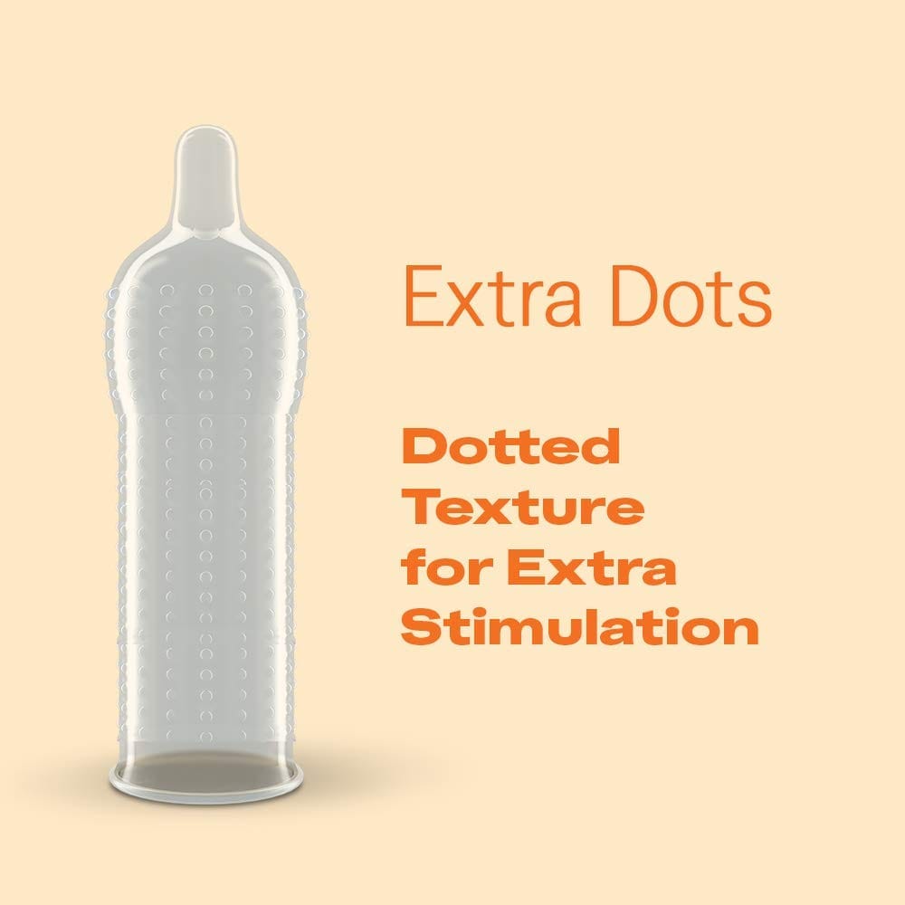 Durex Extra Dotted Condoms for Men view 2