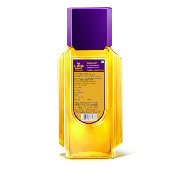 Bajaj Almond Hair Oil Drops 200 Ml view 2