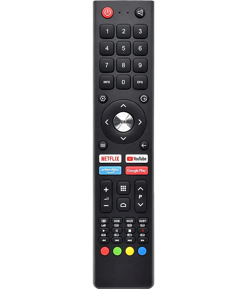 CRYSTONICS Without Voice TV Remote Compatible with BPL 4K Ultra HD Smart TV Remote