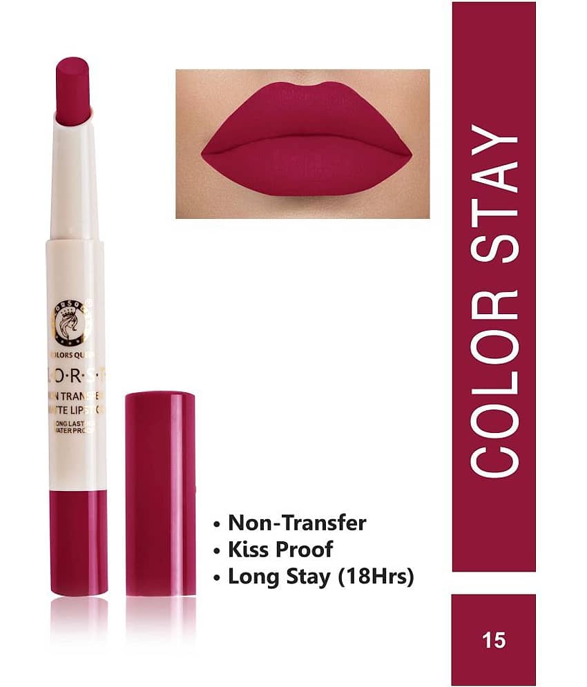 Colors Queen Waterproof & NonTransfer Lipstick Pink 2.1 g view 2