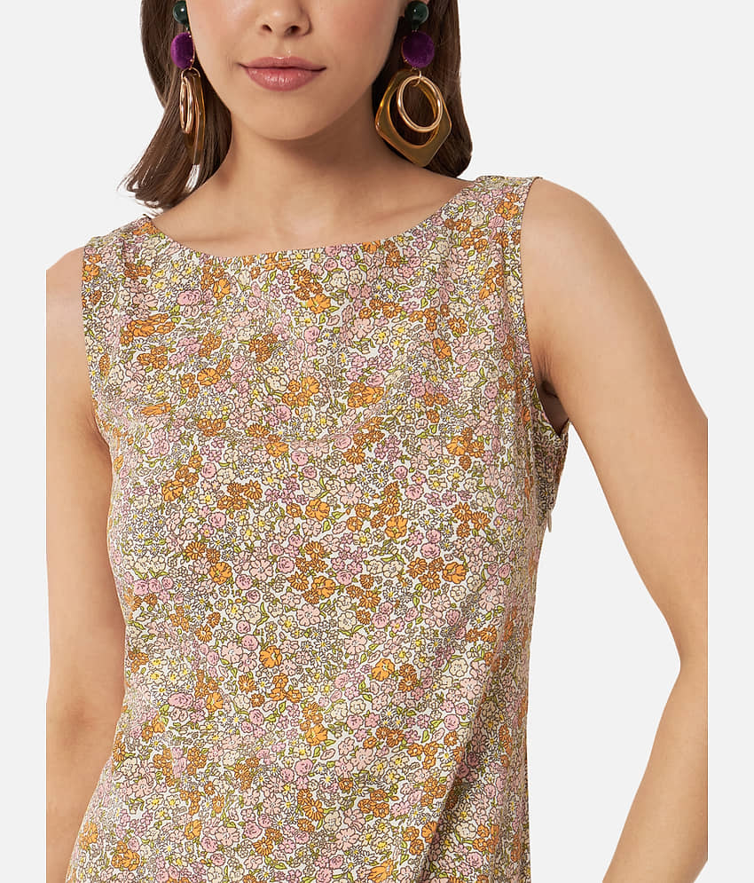 ALL WAYS YOU Women Crepe Printed Bodycon Dress ( Multi Color ) view 2