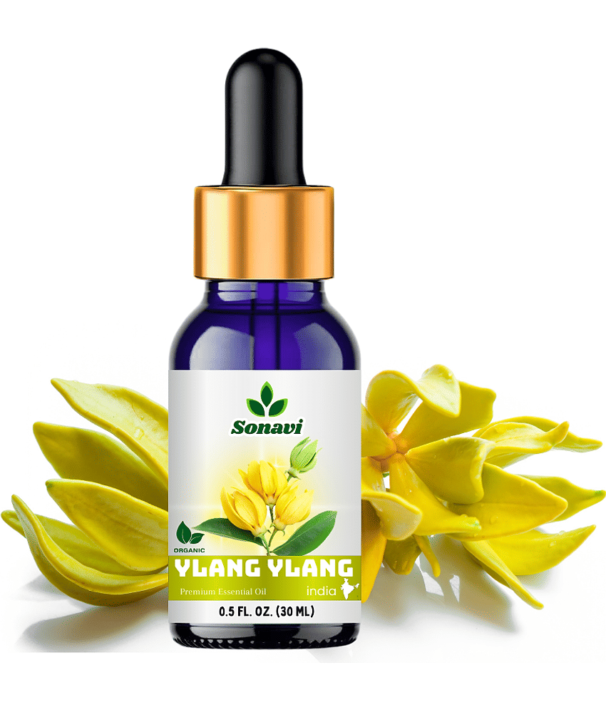Sonavi Ylang-Ylang Stress Relief Essential Oil Green With Dropper 30 mL ( Pack of 1 )