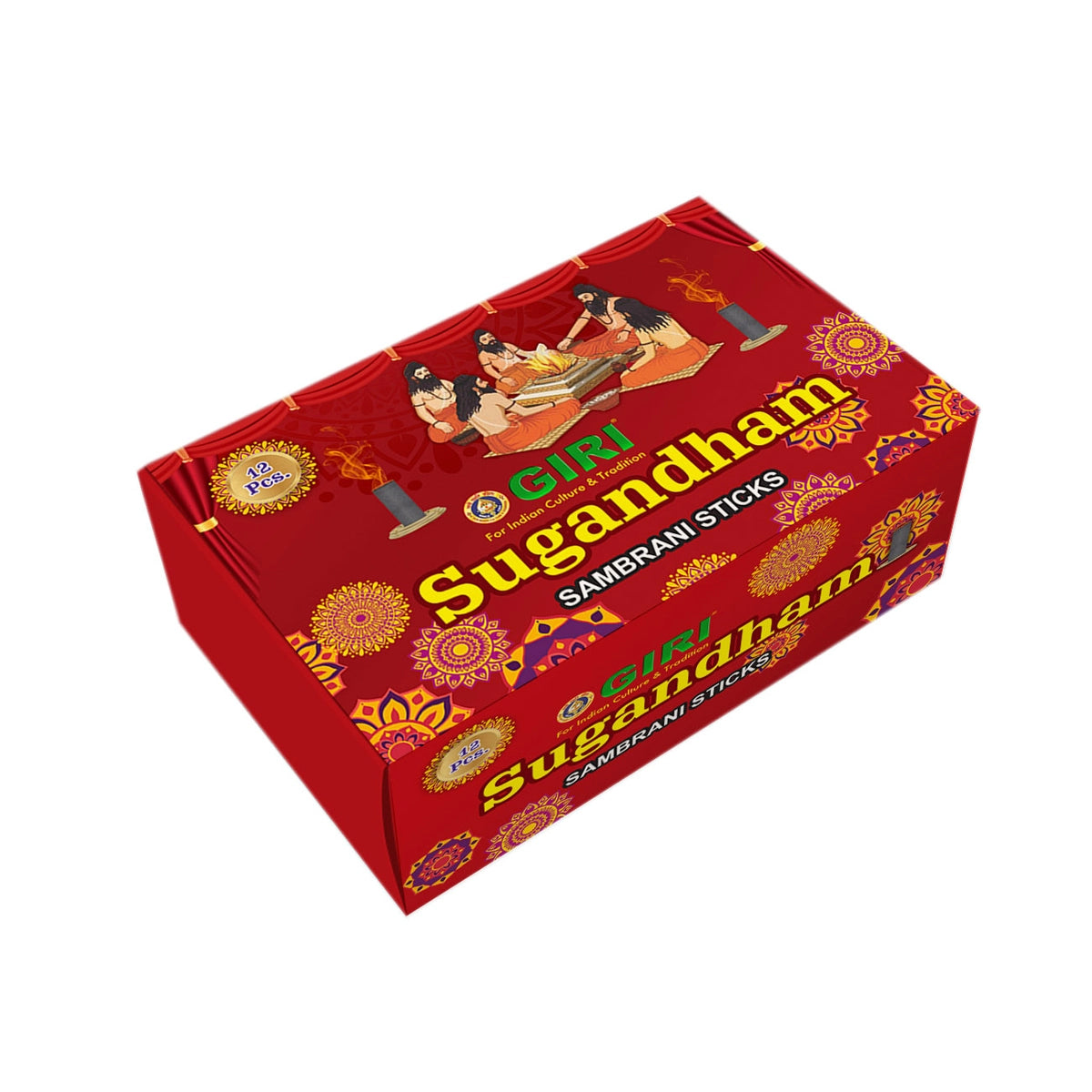 Sugandham Sambirani Sticks - 20 Pcs | Dhup batti | Guggal | Dhoop | 20 Sticks | Loban for Pooja view 2
