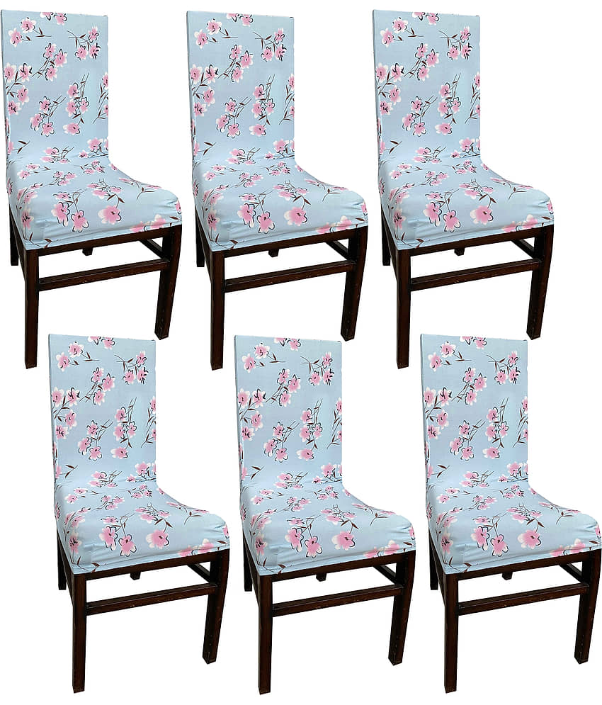 House Of Quirk 1 Seater Polyester Set of 6 Sofa Cover Set