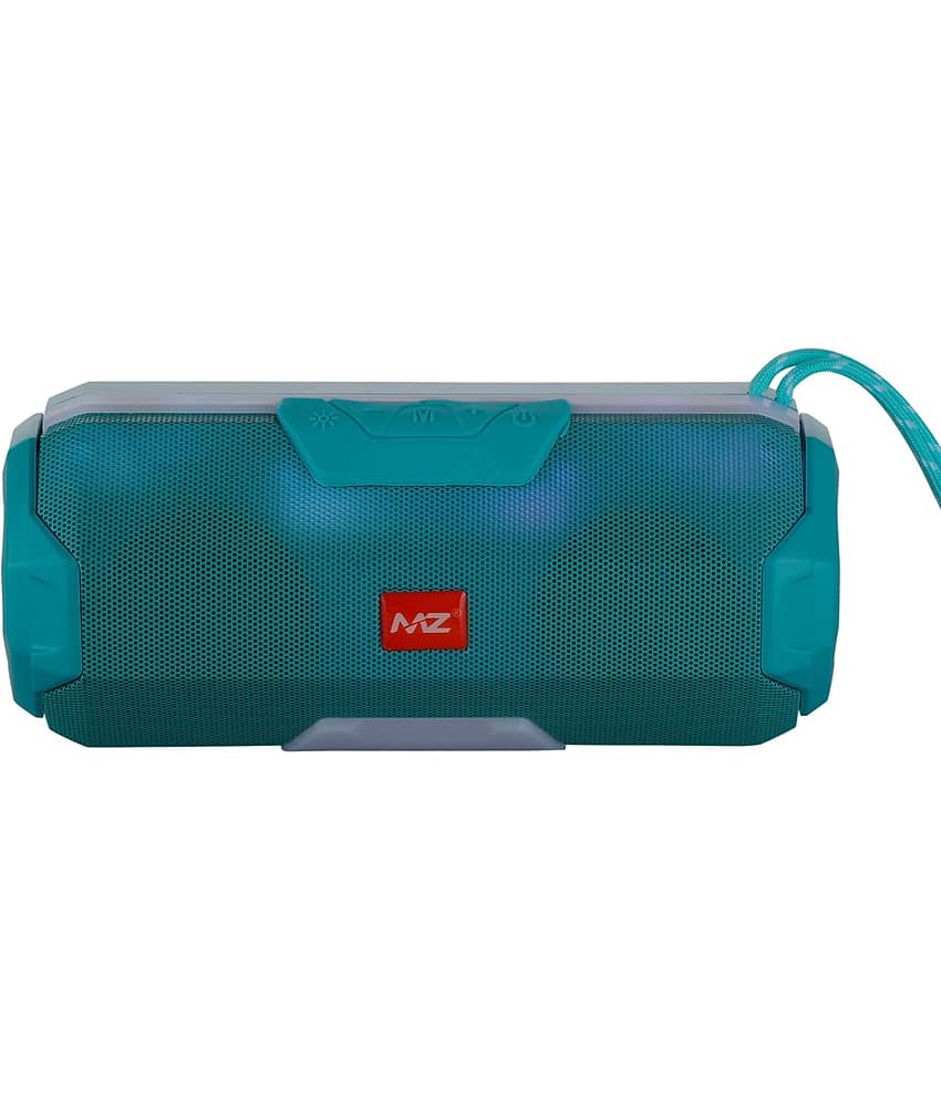 MZ A006 10 W Bluetooth Speaker Bluetooth V 5.0 with SD card Slot Playback Time 6 hrs Green view 2