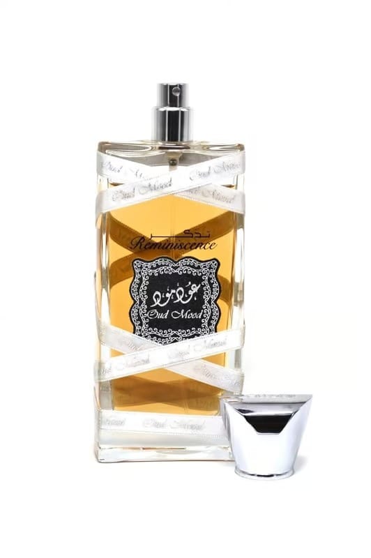 Lattafa Oud Mood Reminiscence Silver 100ml EDP – Unisex Fragrance with Woody & Floral view 2