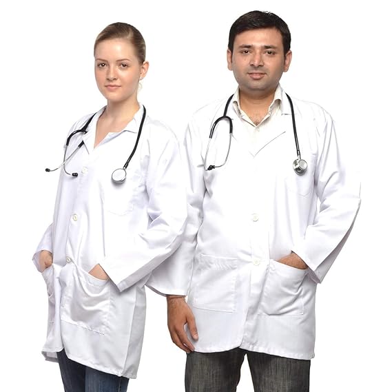 AAbha Doctors Lab Coat Apron-(Small)