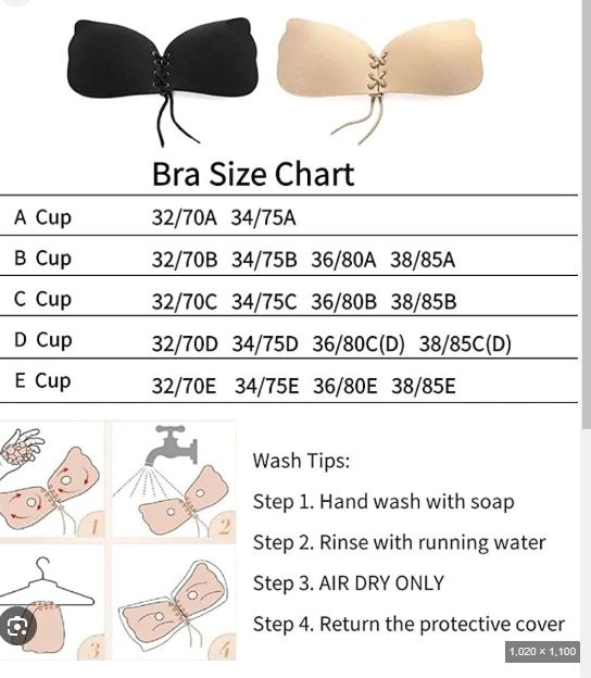 Invisible push up bra silicon