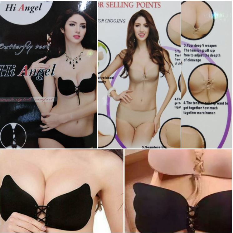 Invisible push up bra silicon view 2