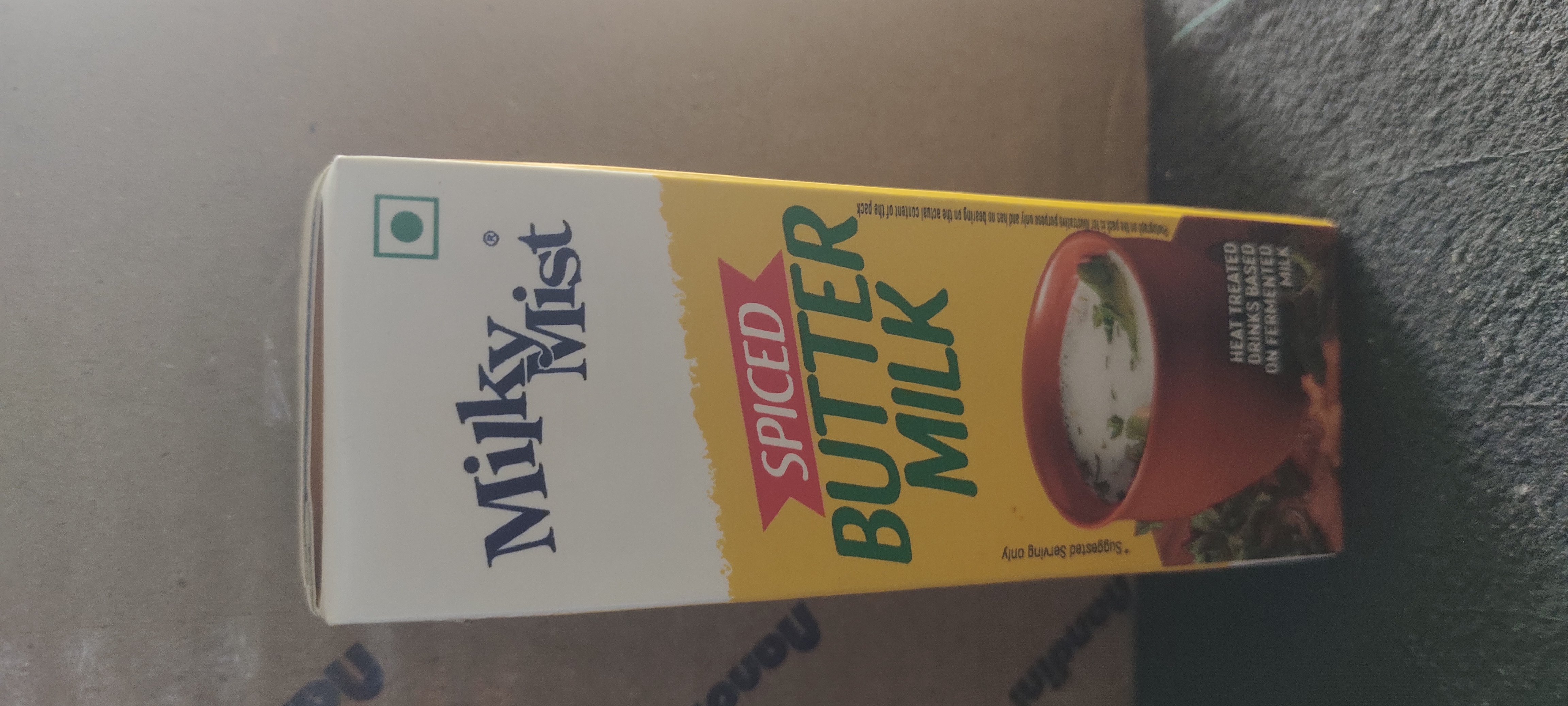 Milky Mist Spiced Butter Milk - UHT, Excellent Source Of Vitamins, Calcium, 180 ml