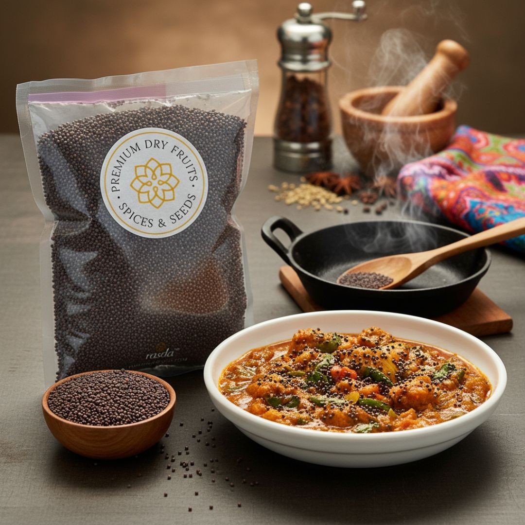 Rasda Black Mustard Seeds Whole - 250g view 2