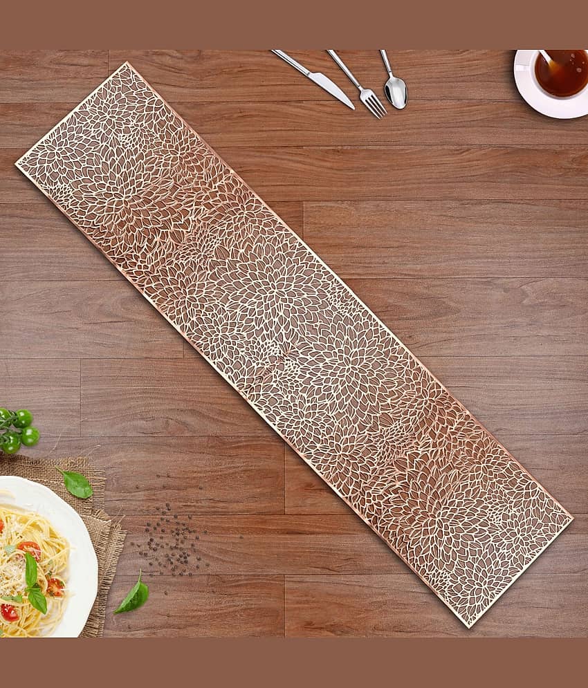 PVC 6 Seater Table Runner ( 180 cm x 33 cm ) Single - Copper view 2