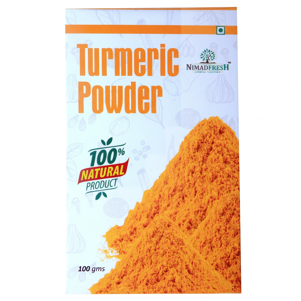 Turmeric Powder (100% Natural) - Premium Quality Haldi - 100g