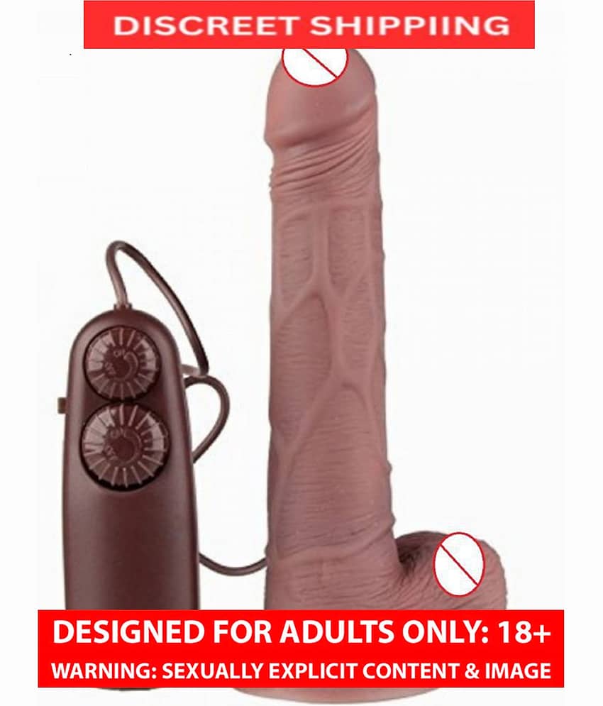 KNIGHTRIDER 10 Inch 360 digree Rotating Vibrating Premium Dildo With Remote and Suction Cup For Women view 2