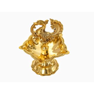 Sambhaav Illuminate with Grace Punhcmukhi Peacock Design Oil Lamp view 2