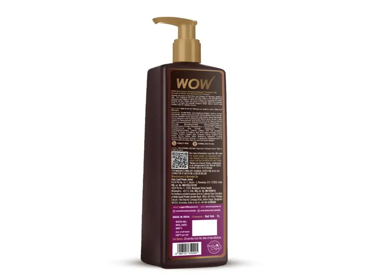 WOW Skin Science Onion Red Seed Oil Shampoo - 1 litre view 2
