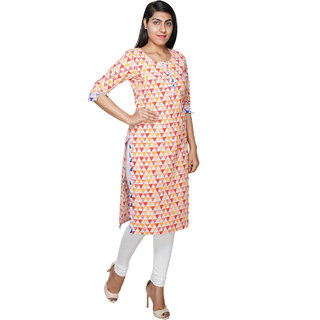 YES TEN Cotton check Kurti view 2