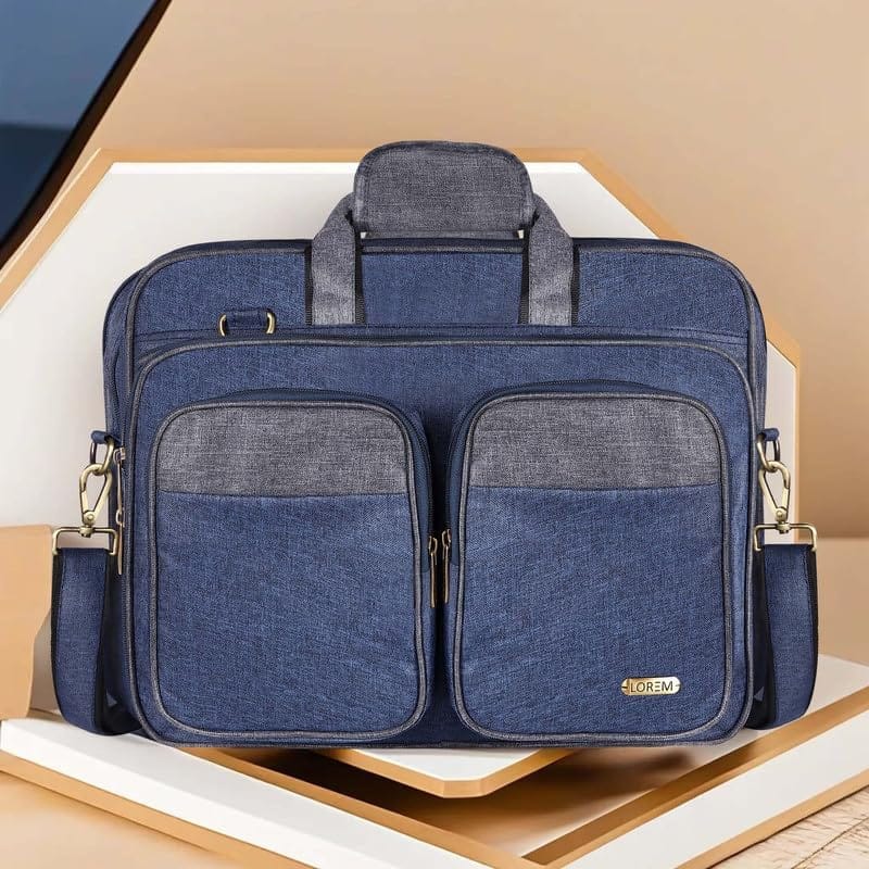 LOREM 28L Messenger Bag For Men - Faux Leather view 2