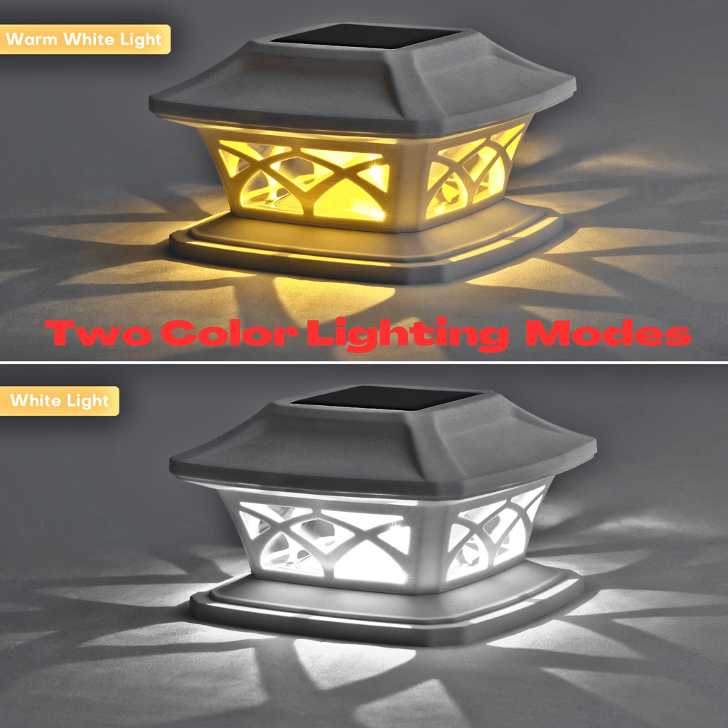 SAHAPECT 2 W, 2 LED, White Solar LED Light, Post Light, Outdoor Waterproof Light, Automatic Energy Saving ABS Lamp view 2
