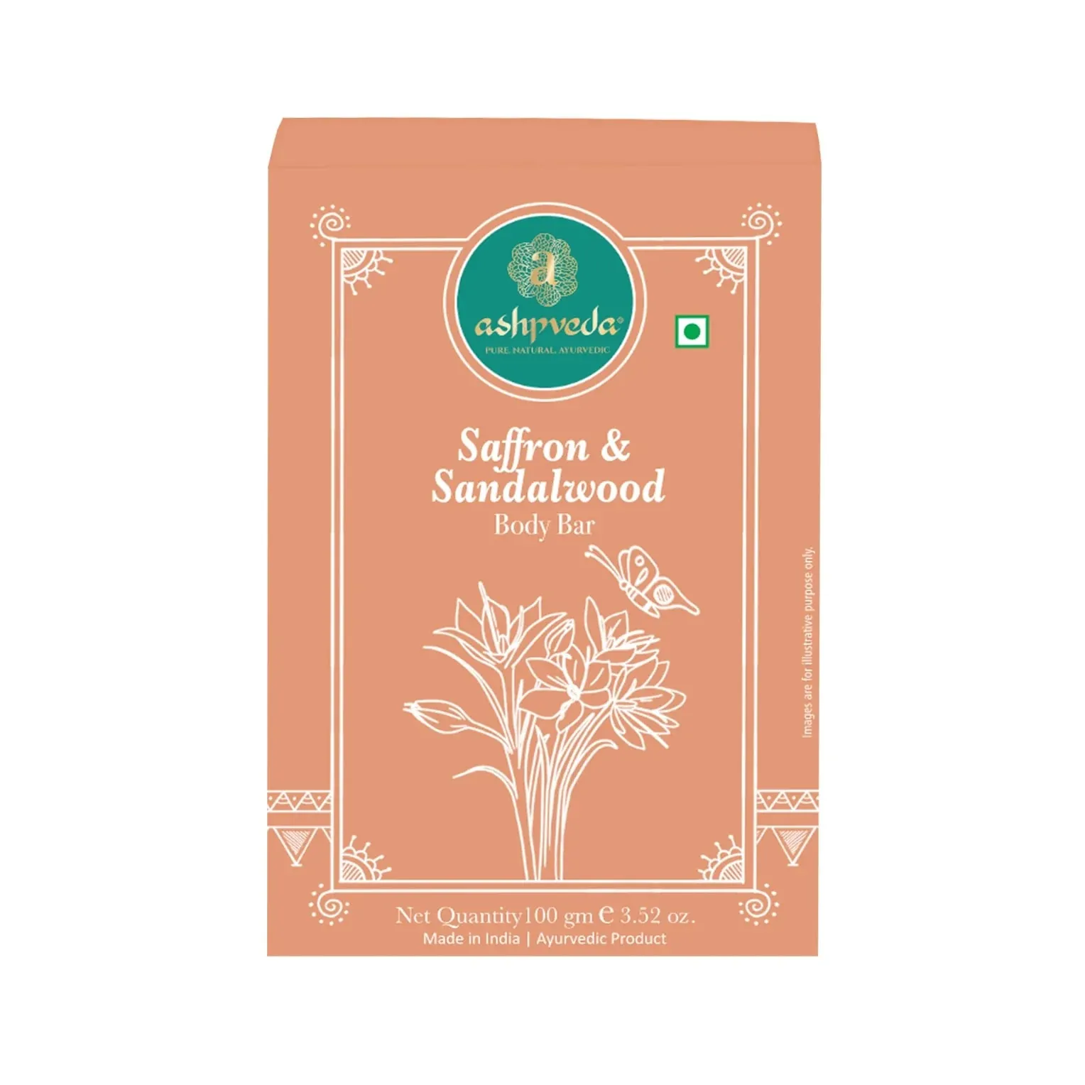 ashpveda Sandalwood & Saffron Bathing Soap